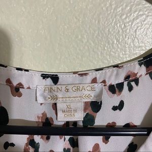 Women’s faux wrap blouse